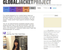 Tablet Screenshot of globaljacketproject.kayiko.com